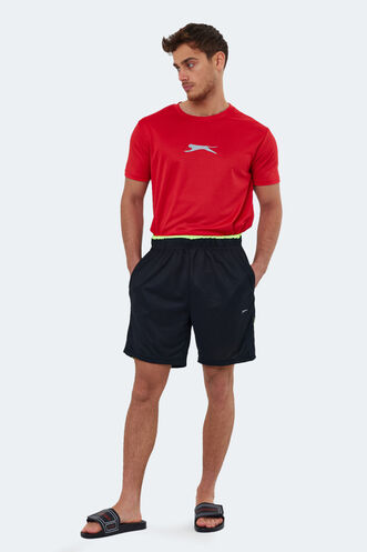 Slazenger RAJAB Men's Shorts Black - Thumbnail