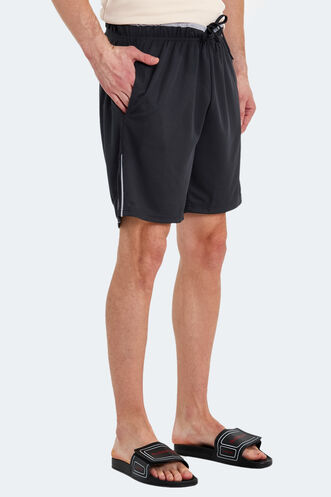 Slazenger RAJAB Men's Shorts Dark Grey - Thumbnail