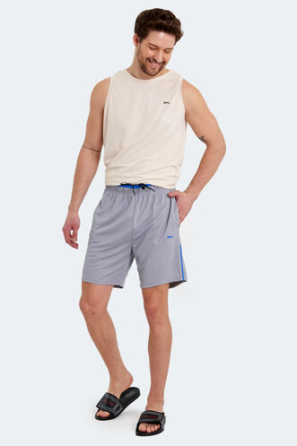 Slazenger RAJAB Men's Shorts Gray - Thumbnail