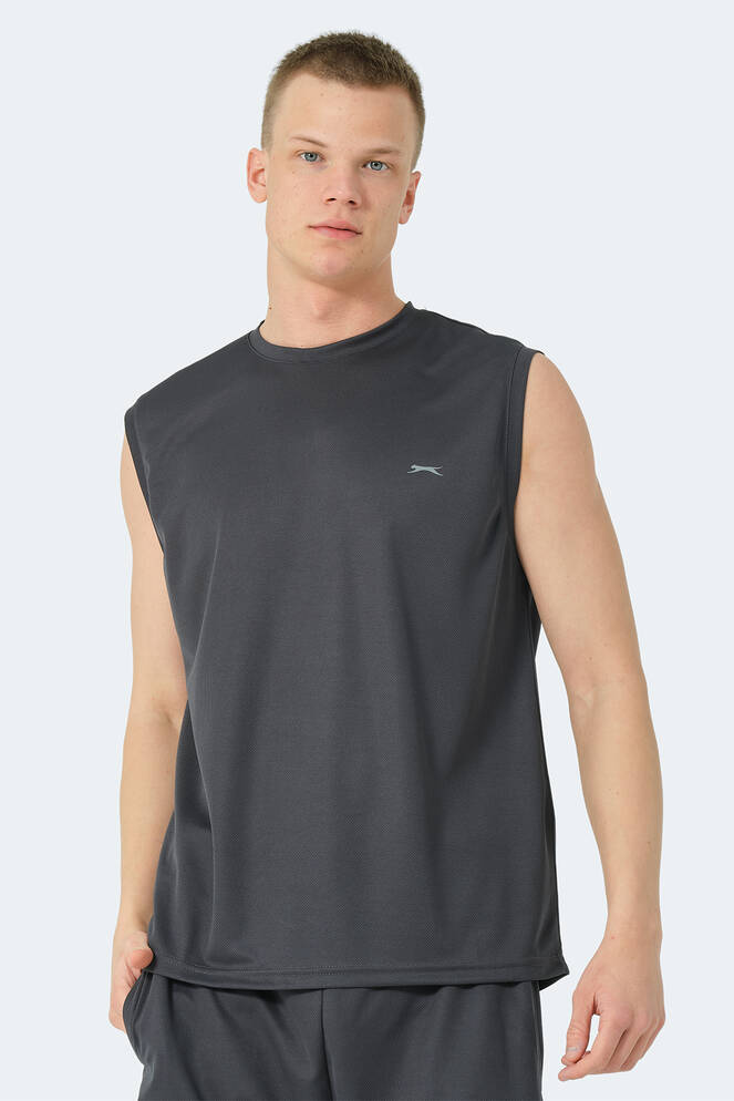 Slazenger RAJYA Erkek Tişört Koyu Gri