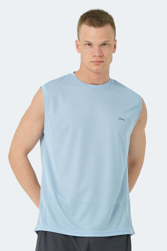 Slazenger RAJYA Men's T-Shirt Blue - Thumbnail