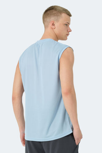 Slazenger RAJYA Men's T-Shirt Blue - Thumbnail