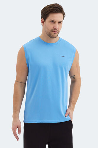 Slazenger RAJYA Men's T-Shirt Blue - Thumbnail