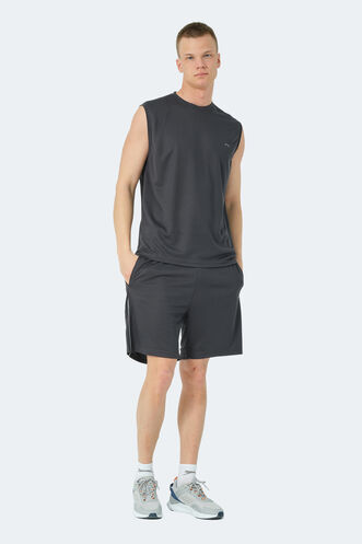 Slazenger RAJYA Men's T-Shirt Dark Grey - Thumbnail
