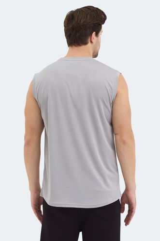 Slazenger RAJYA Men's T-Shirt Grey - Thumbnail