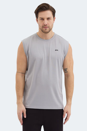 Slazenger RAJYA Men's T-Shirt Grey - Thumbnail