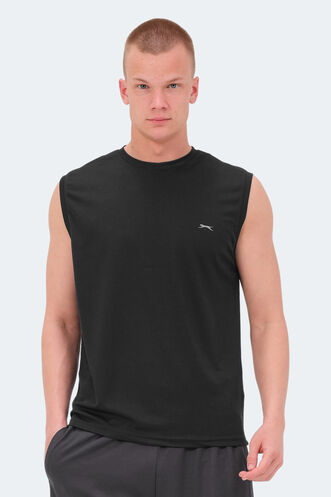 Slazenger RAJYA Men's T-Shirt Black - Thumbnail