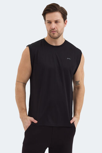 Slazenger RAJYA Men's T-Shirt Black - Thumbnail