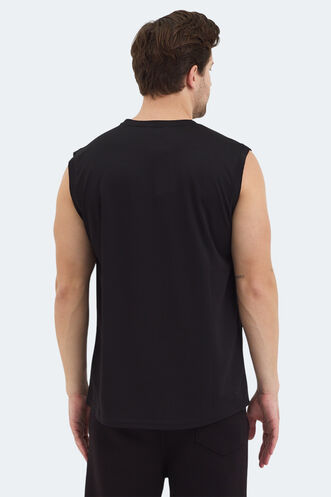 Slazenger RAJYA Men's T-Shirt Black - Thumbnail