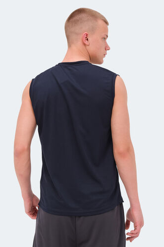 Slazenger RAJYA Men's T-Shirt Navy - Thumbnail