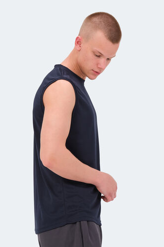Slazenger RAJYA Men's T-Shirt Navy - Thumbnail