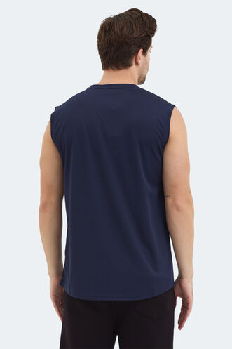 Slazenger RAJYA Men's T-Shirt Navy - Thumbnail