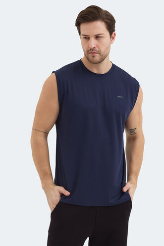 Slazenger RAJYA Men's T-Shirt Navy - Thumbnail