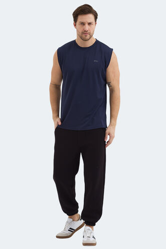 Slazenger RAJYA Men's T-Shirt Navy - Thumbnail