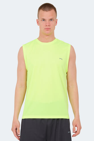 Slazenger RAJYA Men's T-Shirt Neon Yellow - Thumbnail