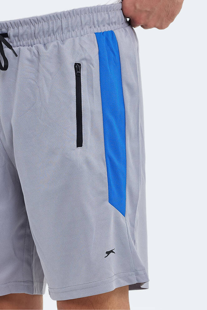 Slazenger RAKESH IN Erkek Cepli Fıtness Gri Şort