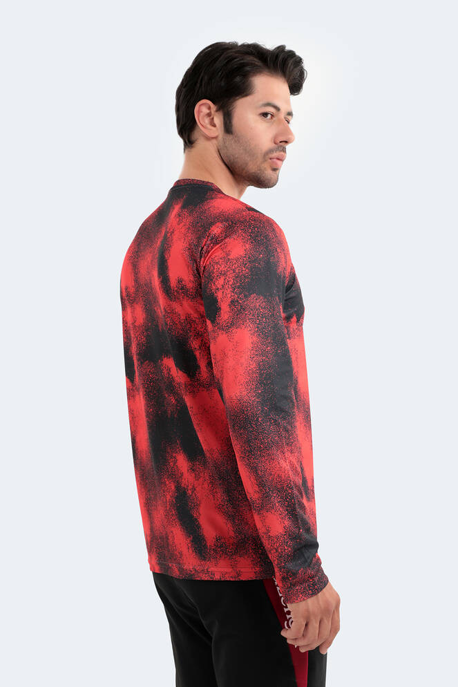 Slazenger RAMESH Erkek Uzun Kollu T-Shirt Kırmızı