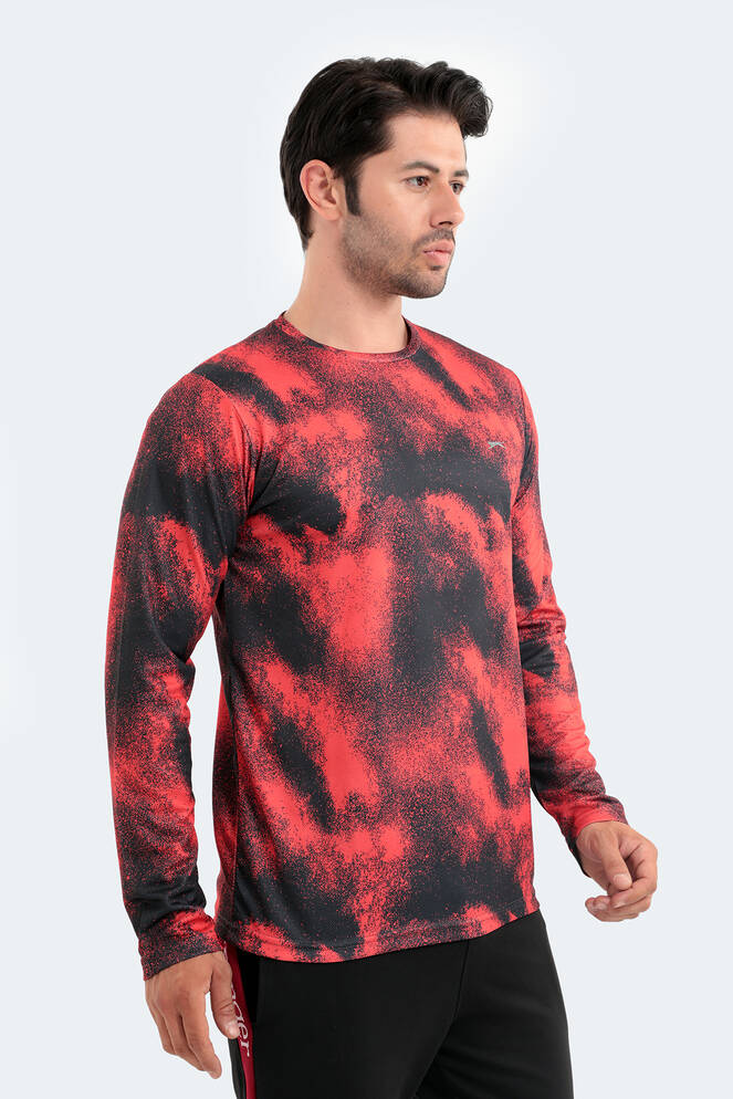 Slazenger RAMESH Erkek Uzun Kollu T-Shirt Kırmızı