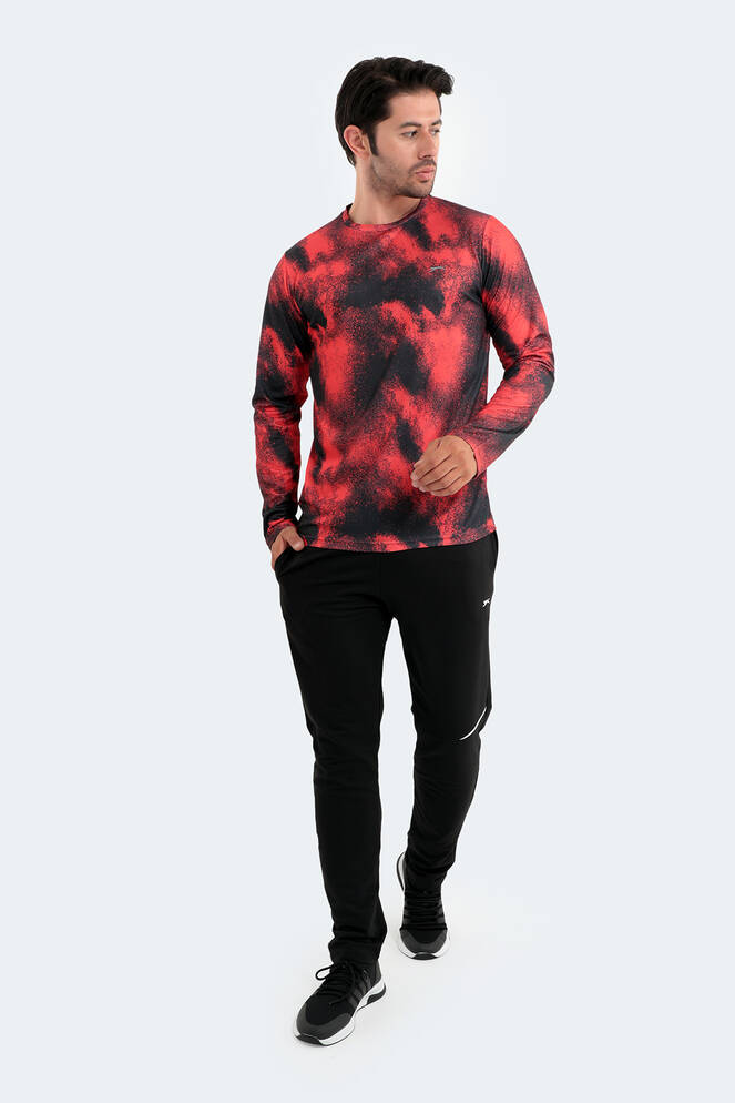 Slazenger RAMESH Erkek Uzun Kollu T-Shirt Kırmızı