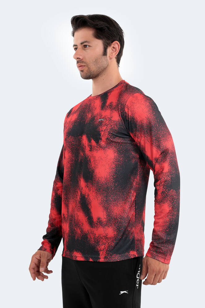 Slazenger RAMESH Erkek Uzun Kollu T-Shirt Kırmızı