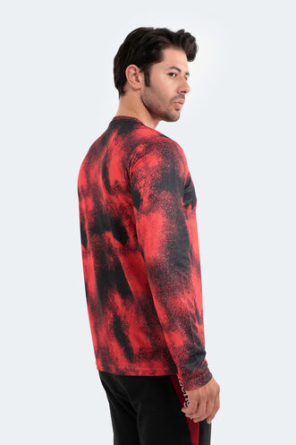 Slazenger RAMESH Erkek Uzun Kollu T-Shirt Kırmızı - Thumbnail