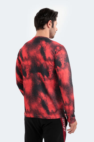 Slazenger RAMESH Men's Long Sleeve T-Shirt Red - Thumbnail