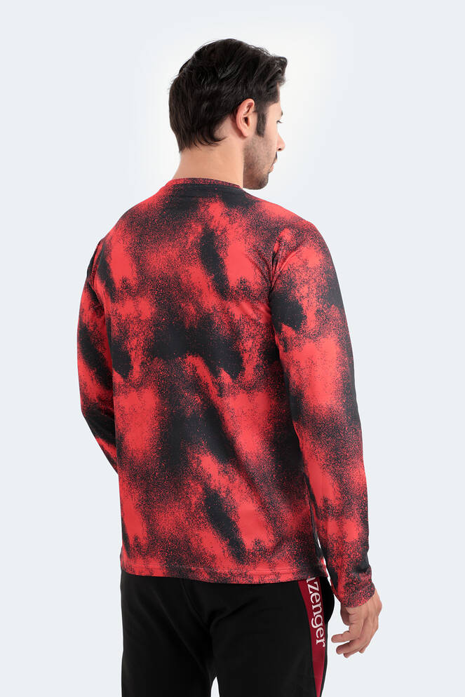 Slazenger RAMESH Men's Long Sleeve T-Shirt Red