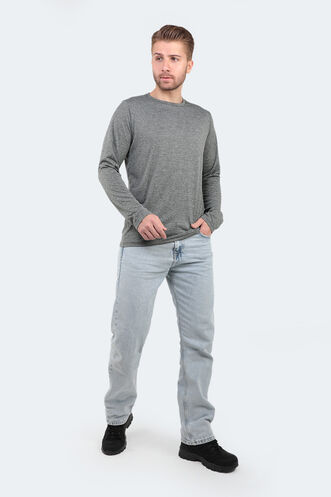 Slazenger RANALD Erkek Uzun Kollu T-Shirt Haki - Thumbnail