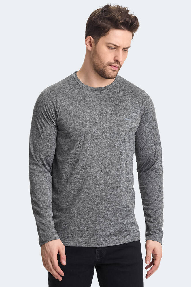 Slazenger RANALD Erkek Uzun Kollu T-Shirt Haki