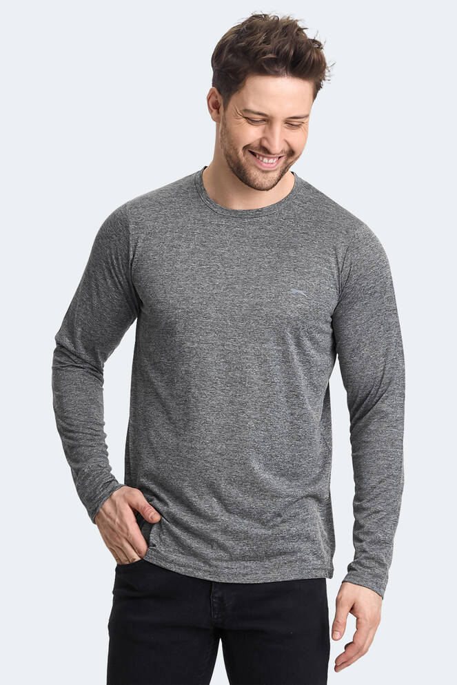 Slazenger RANALD Erkek Uzun Kollu T-Shirt Haki