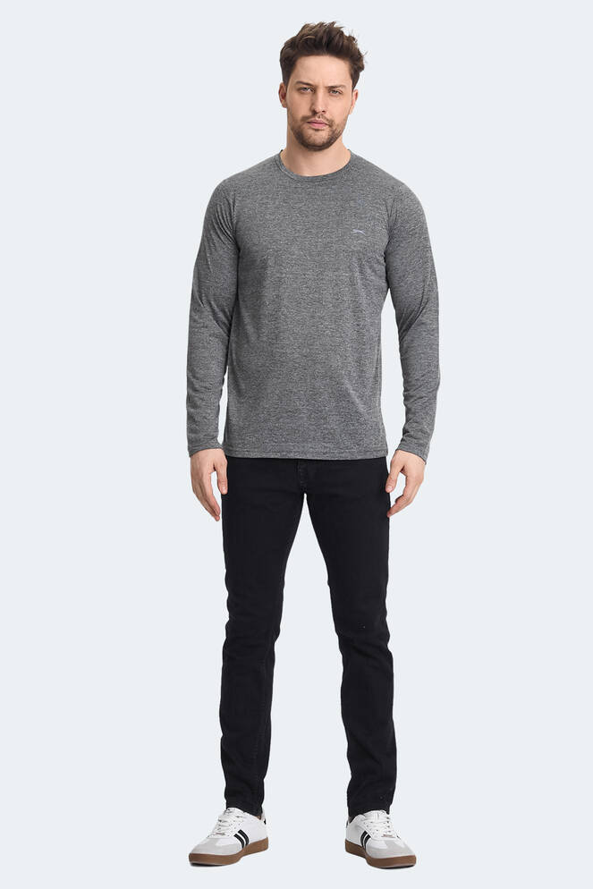 Slazenger RANALD Erkek Uzun Kollu T-Shirt Haki