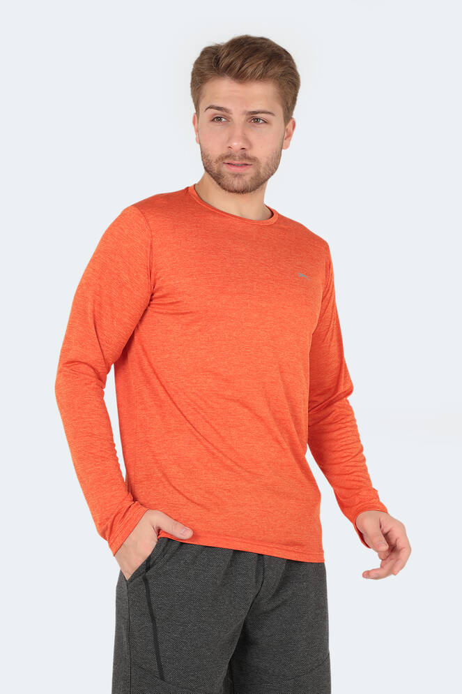 Slazenger RANALD Erkek Uzun Kollu T-Shirt Turuncu