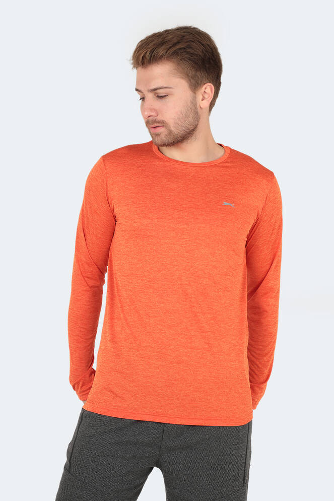 Slazenger RANALD Men's Long Sleeve T-Shirt Orange