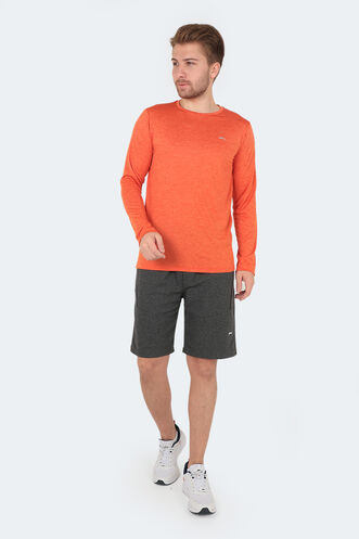 Slazenger RANALD Men's Long Sleeve T-Shirt Orange - Thumbnail