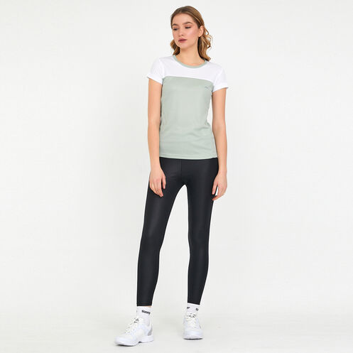 Slazenger RANDERS Kadın Kısa Kollu T-Shirt Nane - Thumbnail