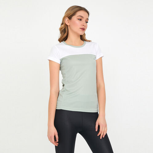 Slazenger RANDERS Women's Short Sleeve T-Shirt Mint - Thumbnail