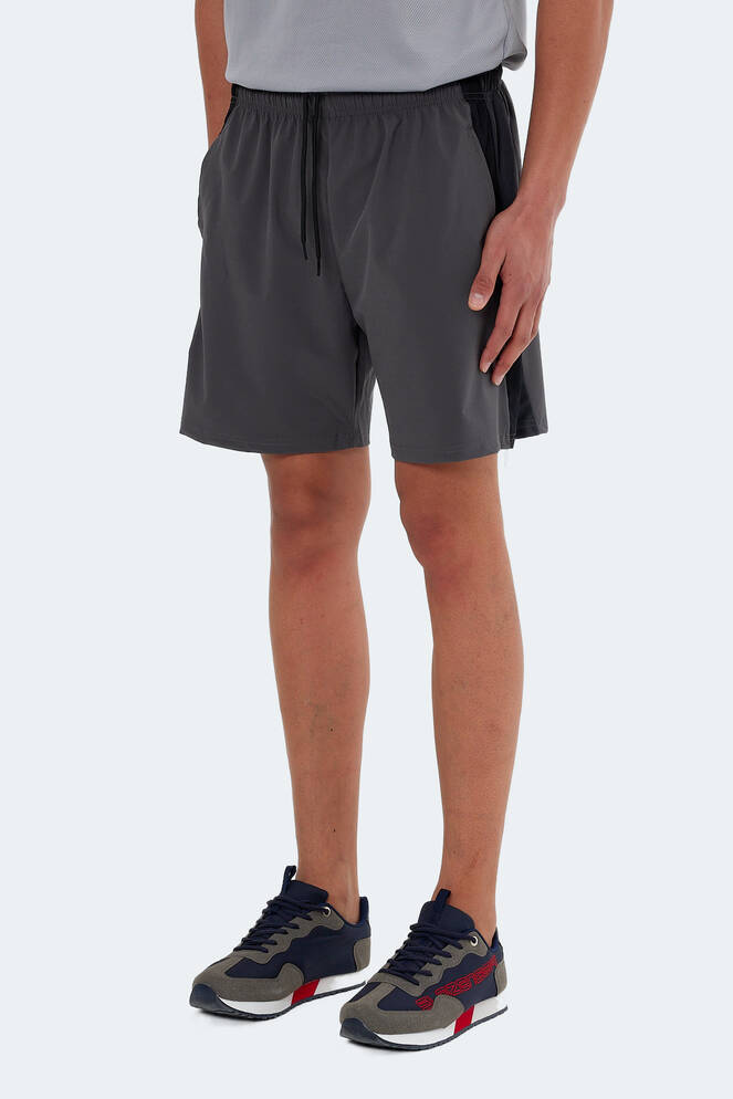 Slazenger RANDI Erkek Cepli Fıtness Koyu Gri Şort