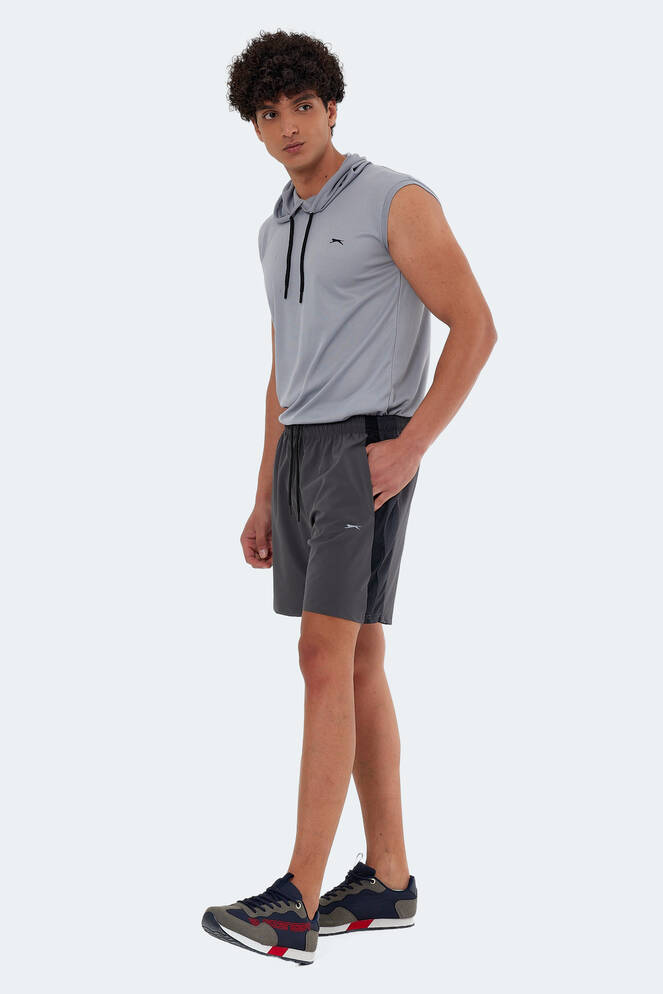 Slazenger RANDI Erkek Cepli Fıtness Koyu Gri Şort