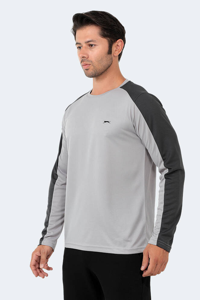 Slazenger RANK Erkek Gri Tişört