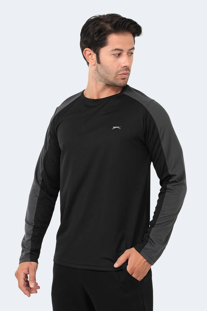Slazenger RANK Erkek Siyah Tişört