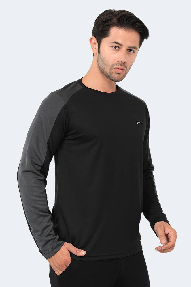 Slazenger RANK Erkek Siyah Tişört