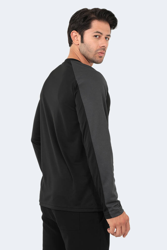 Slazenger RANK Erkek Siyah Tişört