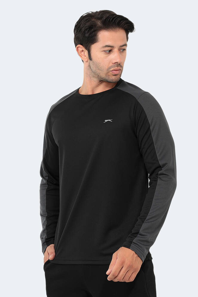 Slazenger RANK Erkek Siyah Tişört