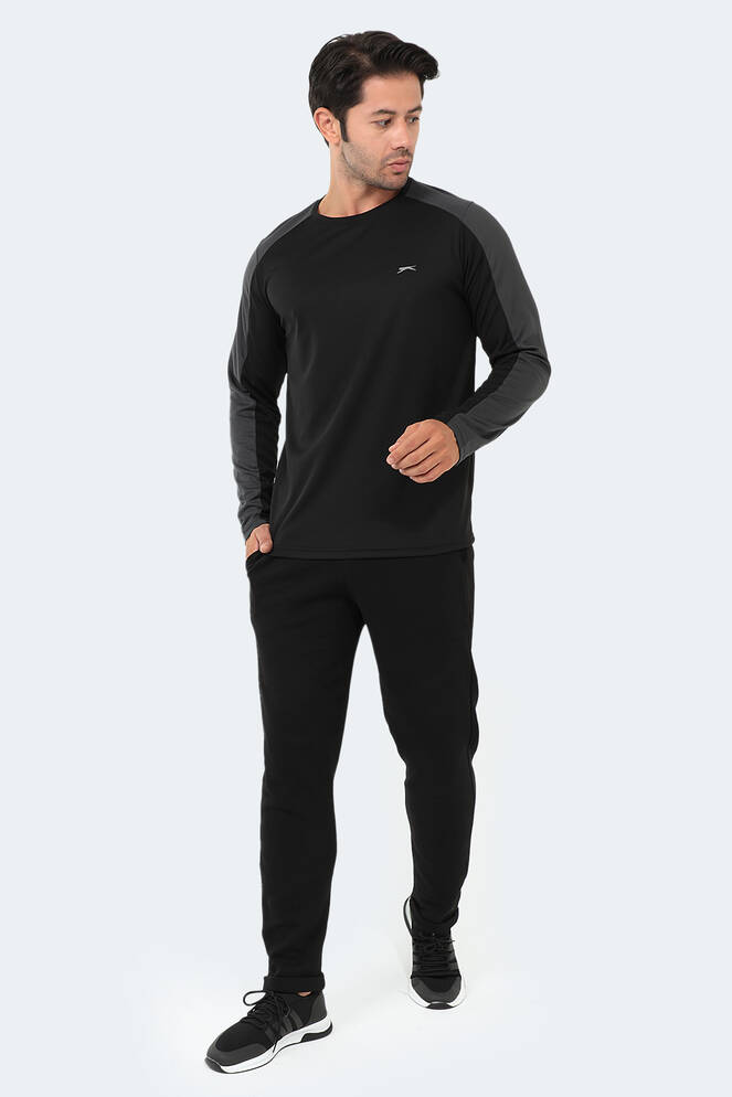 Slazenger RANK Erkek Siyah Tişört