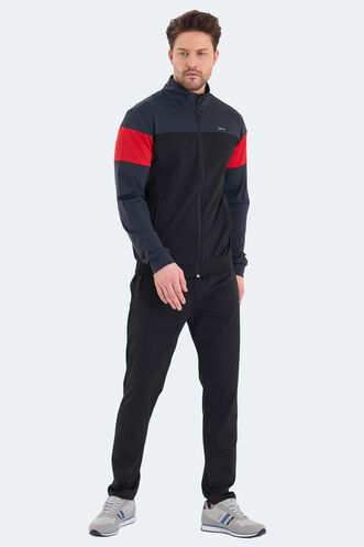 Slazenger RANSU Men's Tracksuit Dark Grey - Thumbnail