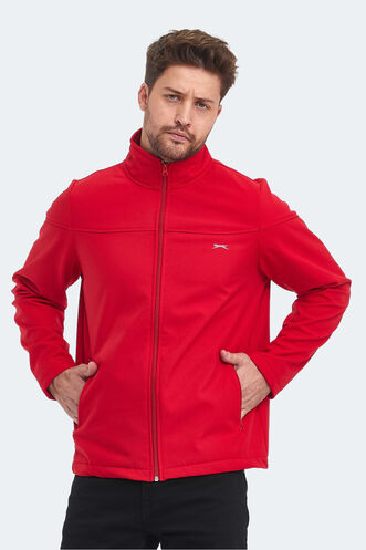 Slazenger - Slazenger RAPIDO Erkek Kırmızı Mont & Kaban