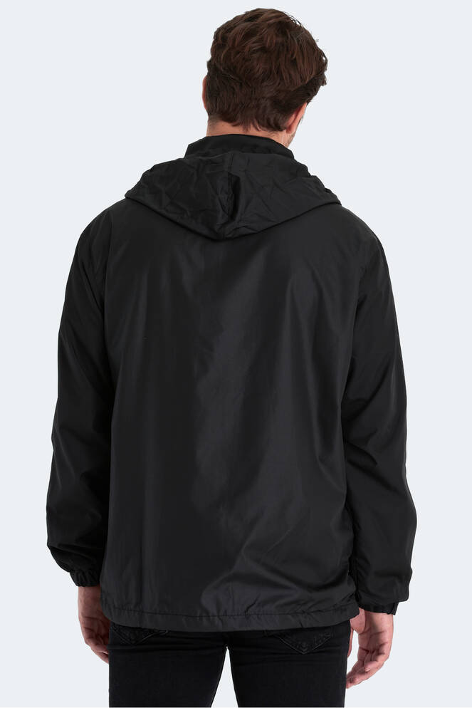 Slazenger RAREN Erkek Yağmurluk Siyah
