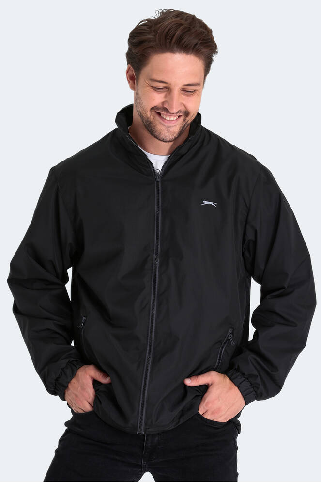 Slazenger RAREN Erkek Yağmurluk Siyah