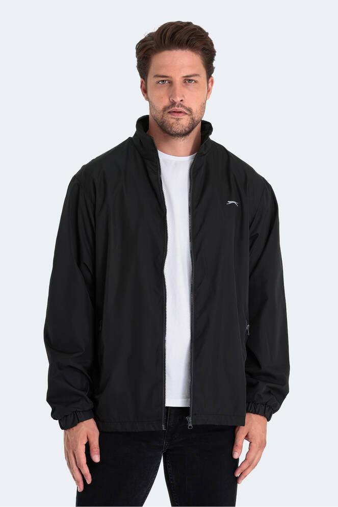 Slazenger RAREN Erkek Yağmurluk Siyah