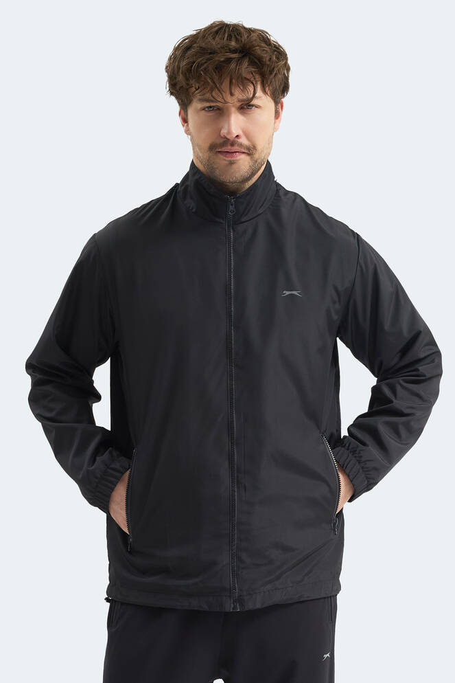 Slazenger RAREN Erkek Yağmurluk Siyah